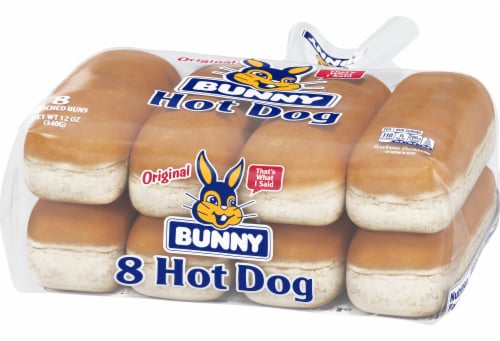 Bunny Hot Dog Buns Perspective: right