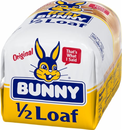 Bunny Baby Half Loaf White Bread Perspective: right