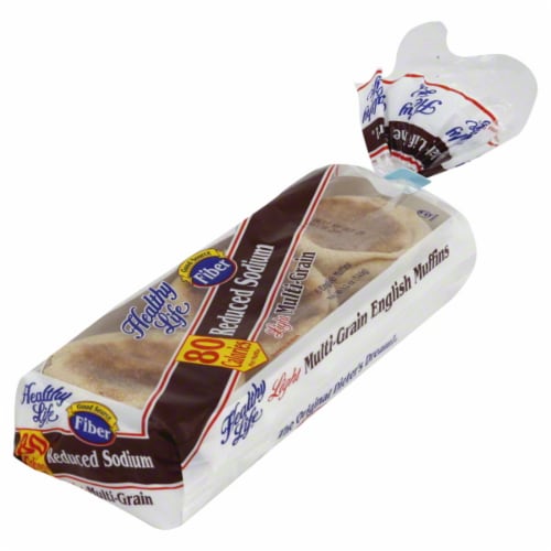 Healthy Life Light Multigrain English Muffins Perspective: right