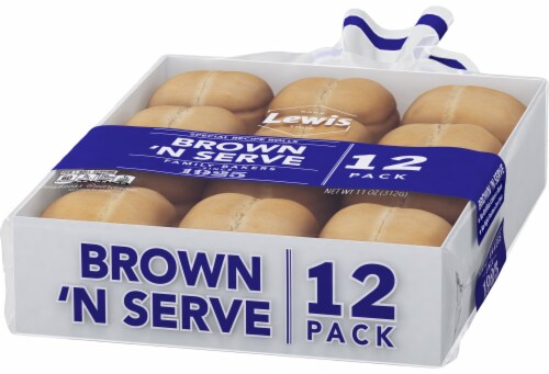 Lewis Bake Shop Brown 'n Serve Rolls Perspective: right
