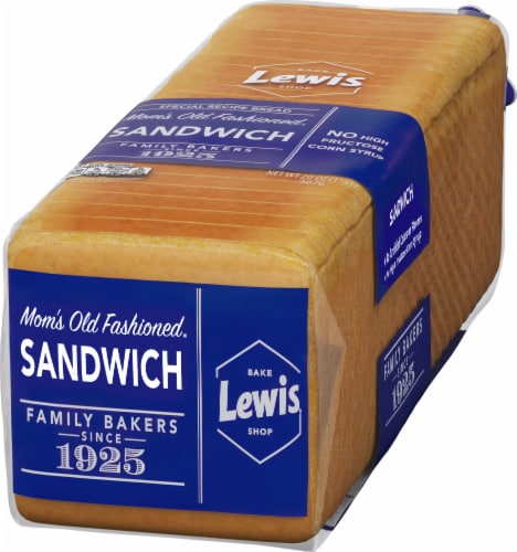 Lewis Bake Shop Mom's Old Fashion White Sandwich Bread Perspective: right