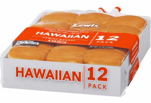 Lewis Bake Shop Sweet Hawaiian Dinner Rolls Perspective: right