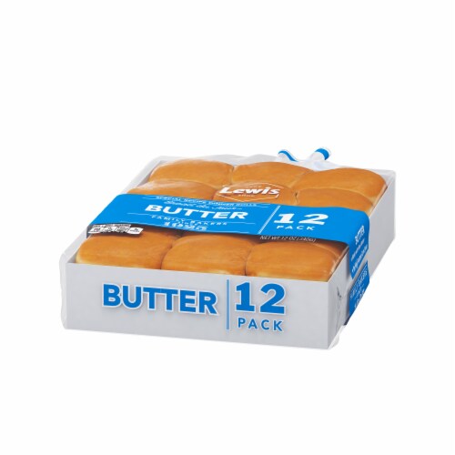 Lewis Bake Bread du Jour Butter Special Recipe Dinner Rolls Perspective: right