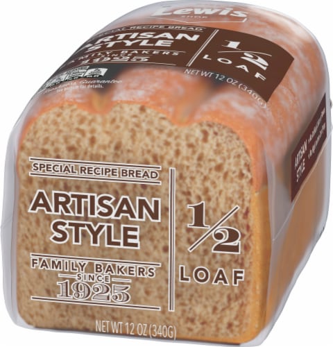 Lewis Bake Shop® Artisan Style 1/2 Loaf Special Recipe Bread Perspective: right