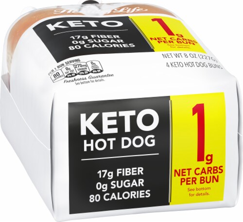 Lewis Bake Shop Healthy Life® Keto Hot Dog Buns Perspective: right