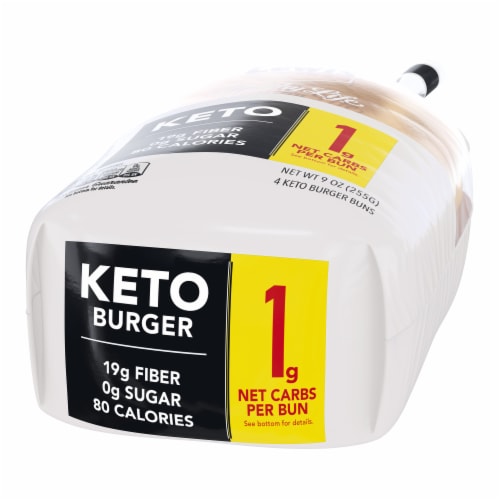 Lewis® Bake Shop Healthy Life® Keto Hamburger Buns Perspective: right