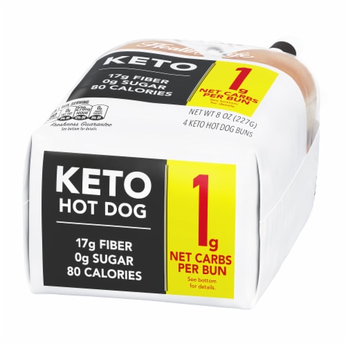 Lewis® Bake Shop Healthy Life® Keto Hot Dog Buns Perspective: right