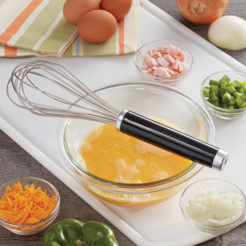 KitchenAid Utility Whisk - Onyx Black Perspective: right