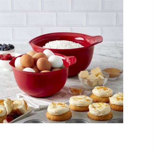 KitchenAid Universal Mixing Bowls - Empire Red Perspective: right
