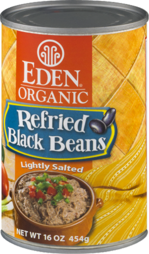 Eden Organic Refried Black Beans Perspective: right