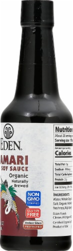 Eden Organic Tamari Soy Sauce Perspective: right