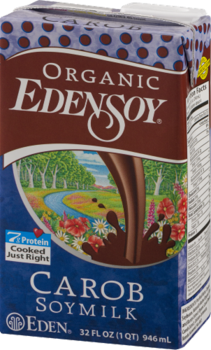Organic Edensoy Carob Soy Milk Perspective: right