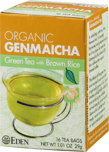 Eden Organic Genmaicha Green Tea Bags Perspective: right