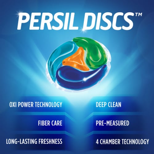 Persil® ProClean® Disc + Oxi Power Laundry Detergent Discs Pacs Perspective: right