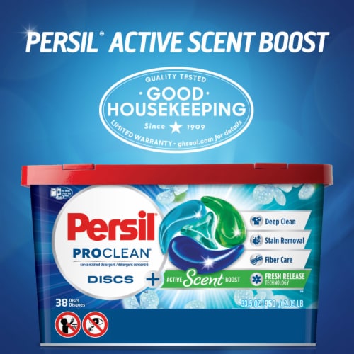 Persil® ProClean® Active Scent Boost Laundry Detergent Discs Perspective: right