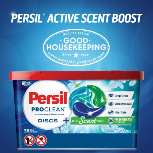 Persil® ProClean® Active Scent Boost Laundry Detergent Discs Perspective: right