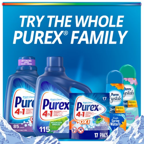 Purex® Mountain Breeze® Liquid Laundry Detergent Perspective: right