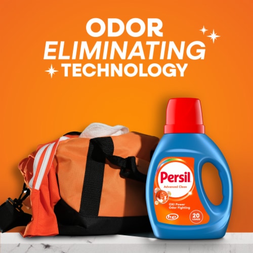 Persil® Advanced Clean Oxi + Odor Power Liquid Laundry Detergent Perspective: right