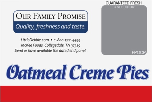 Little Debbie® Oatmeal Creme Pies Perspective: right