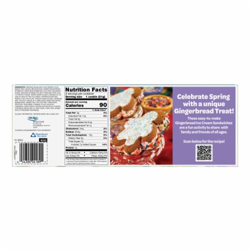 Little Debbie Gingerbread Soft Cookies Perspective: right