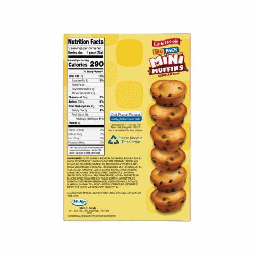 Little Debbie® Chocolate Chip Mini Muffins Big Pack Perspective: right