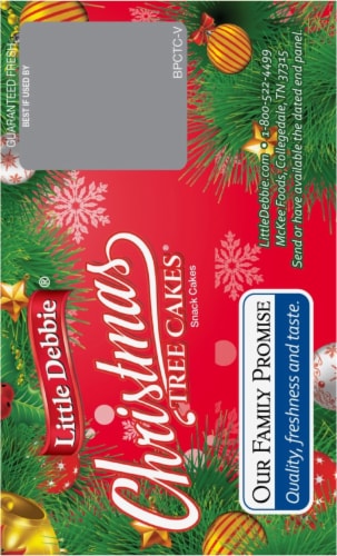 Little Debbie® Vanilla Christmas Tree Snack Cakes Perspective: right
