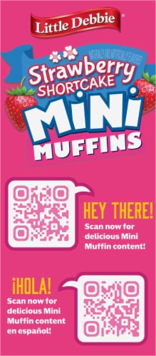 Little Debbie Strawberry Shortcake Mini Muffins Perspective: right