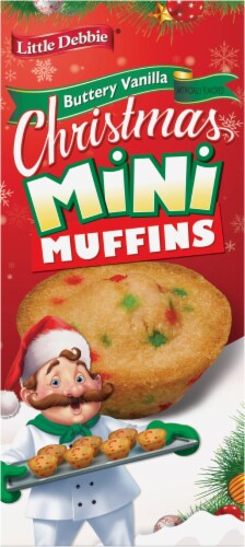 Little Debbie® Buttery Vanilla Christmas Mini Muffins Perspective: right