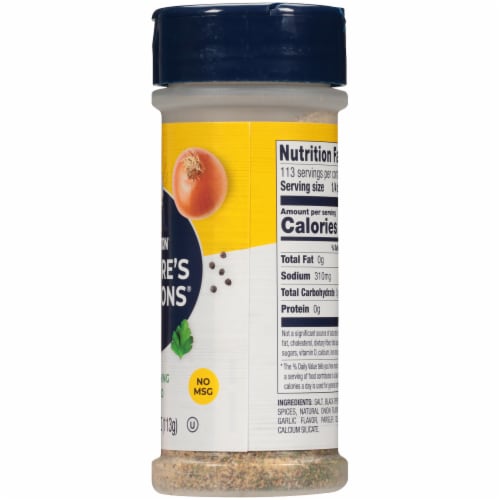 Morton® Nature's Seasons® Seasoning Blend Shaker Perspective: right