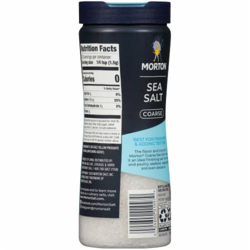 Morton® Coarse Sea Salt Perspective: right
