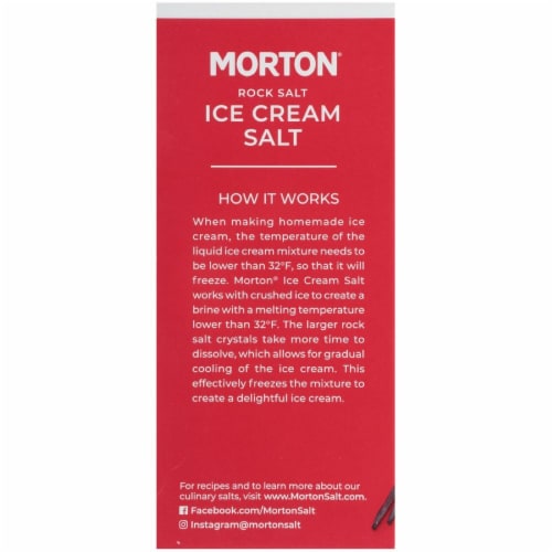 Morton® Ice Cream Cooling Salt Perspective: right