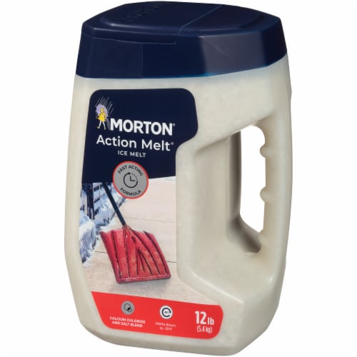 Morton® Action Melt® Ice Melt Jug Perspective: right