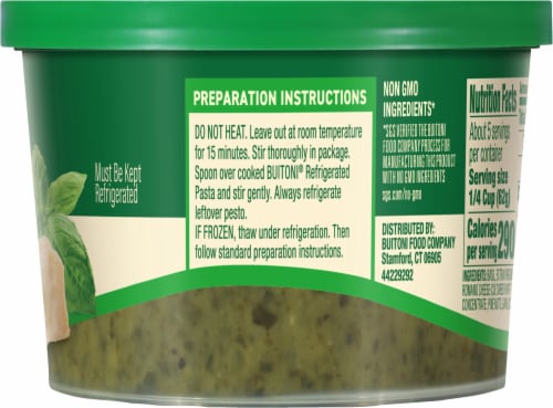 Buitoni® Pesto with Basil Refrigerated Basil Sauce Perspective: right