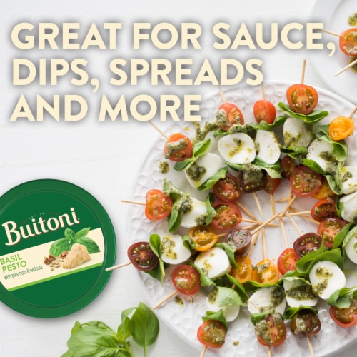 Buitoni® Pesto with Basil Refrigerated Basil Sauce Perspective: right