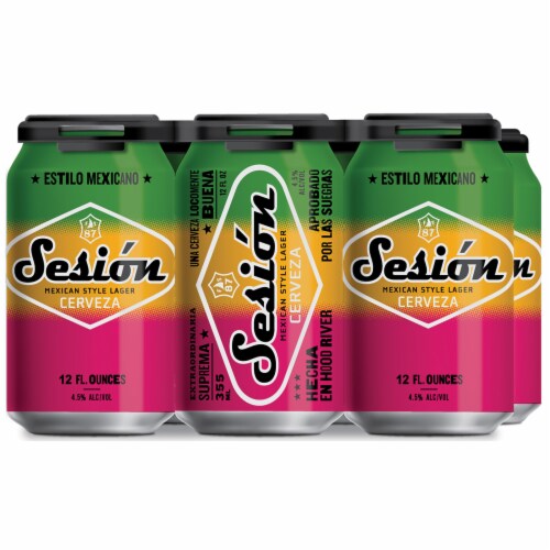 Full Sail Brewing Co. Sesion Cerveza Mexican Style Lager Craft Beer Perspective: right