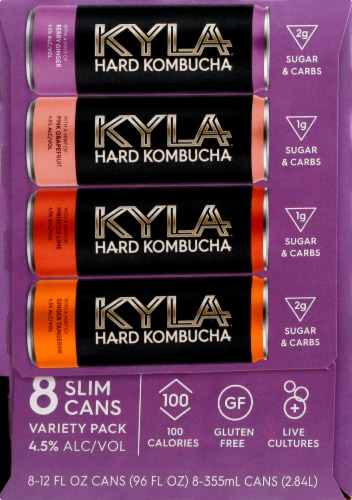 KYLA Hard Kombucha Variety Pack Perspective: right