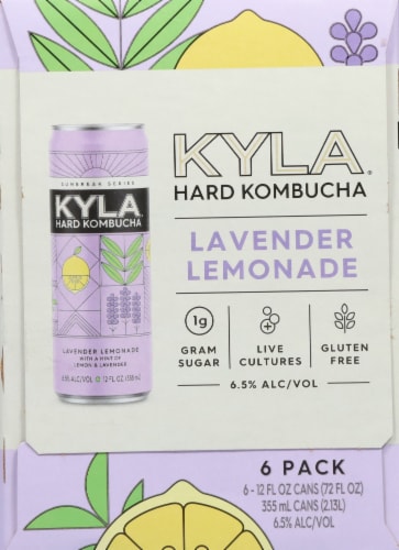 KYLA ® Sunbreak Series Lavender Lemonade Hard Kombucha Perspective: right