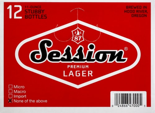 Full Sail Brewing Co. Session Premium Lager Perspective: right