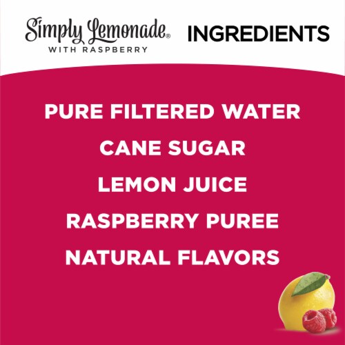 Simply Lemonade With Raspberry All Natural Non-Gmo Perspective: right