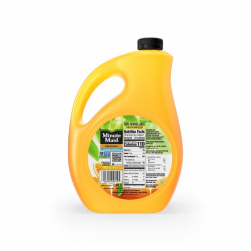Minute Maid Orange Juice With Calcium Fruit Juice Drink Perspective: right