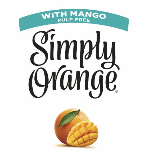 Simply Orange All Natural Juice With Mango Perspective: right