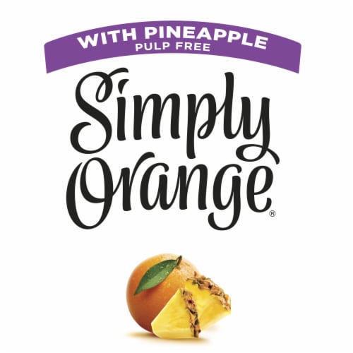 Simply Orange with Pineapple Juice Perspective: right