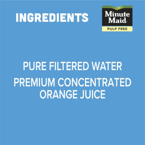 Minute Maid Orange Juice Pulp Free Fruit Juice Drink Perspective: right