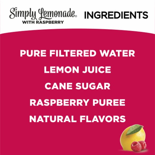 Simply Lemonade With Raspberry All Natural Non-Gmo Perspective: right
