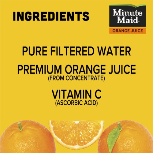 Minute Maid Orange Juice Drinks Perspective: right