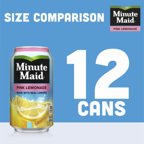 Minute Maid® Pink Lemonade Fruit Drink Cans Perspective: right
