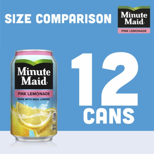 Minute Maid® Pink Lemonade Fruit Drink Cans Perspective: right