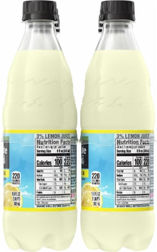 Minute Maid Lemonade Fruit Juice Drink Bottles Perspective: right