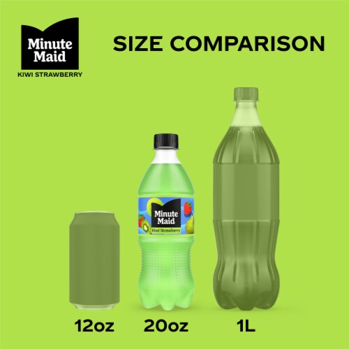 Minute Maid® Kiwi Strawberry Bottle Perspective: right