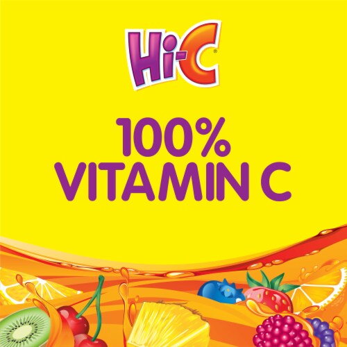 Hi-C® Torrential Tropical Punch Juice Boxes Perspective: right